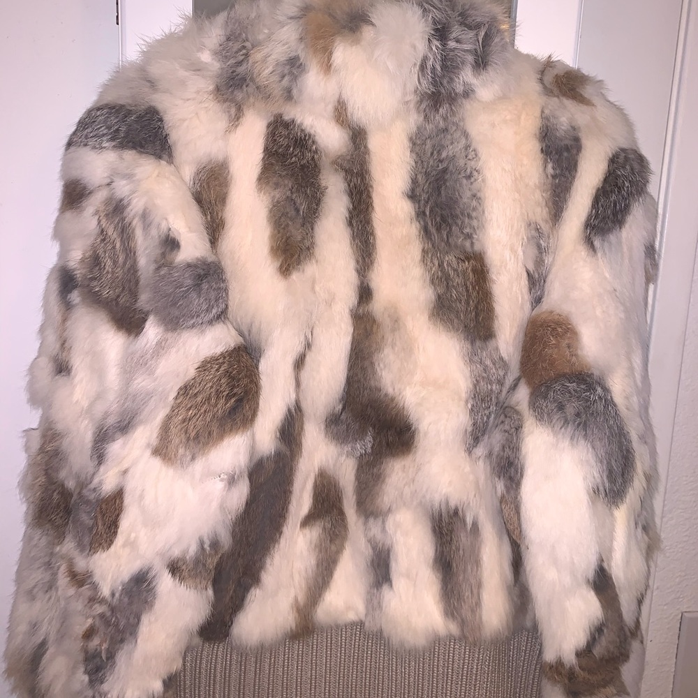 Real Rabbit fur Foxrun brand Jacket